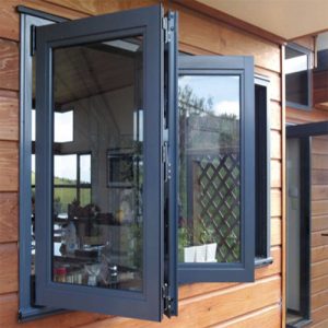 CỬA SỔ XẾP TRƯỢT PMI 4 CÁNH MÀU XÁM