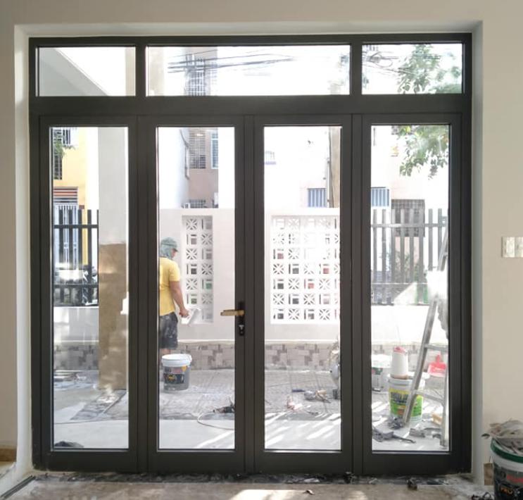 thi công cửa nhôm xingfa mở trượt tại Nam Định 1